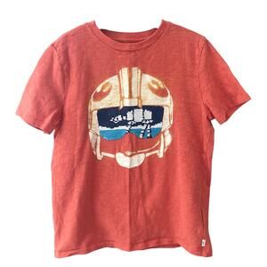 Gap x Star Wars Flippy Sequin Tee - Deep Papaya - Medium 8